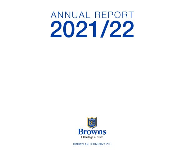 Browns Annual Report 2021 - 2022